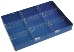 MarketLab Medication Drawer Trays - TRAY, 3", WITH STANDARD DIVIDERS - 1180-BL