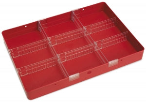 MarketLab Medication Drawer Trays - TRAY, 3", WITH STANDARD DIVIDERS - 1180-RD