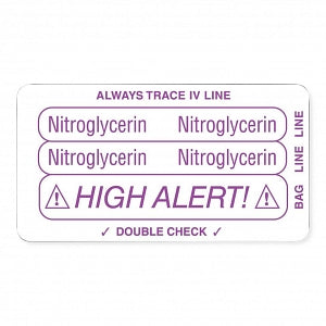 MarketLab Three-Part Piggyback Labels - LABEL, THREE-PART PIGGYBACK, NITRO-RL/250 - 12513