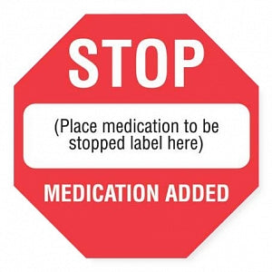 MarketLab Medication Added Labels - LABEL, STOP-MEDICATN ALREADY ADDED-RL/300 - 12684