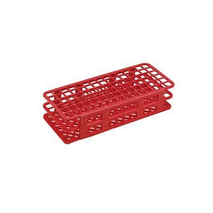 MarketLab 90-Place Tube Rack for 13mm Tube - TUBE RACK, 13 MM SIZE, 90-PLACE, RED - 12921-RD