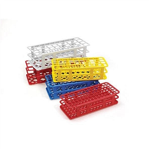 MarketLab 60-Place Tube Rack for 16mm Tube - TUBE RACK, 16 MM SIZE, 60-PLACE, RED - 12922-RD