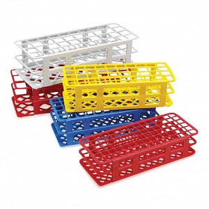 MarketLab 40-Place Tube Rack for 20mm Tube - TUBE RACK, 20 MM SIZE, 40-PLACE, YELLOW - 12923-YL