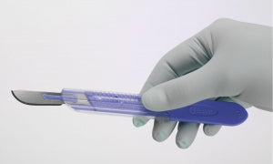 MarketLab Stealth Safety Scalpels - SCALPEL BLADE, STEALTH SAFETY, 22, STERILE - 1298