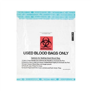 MarketLab Adhesive Closure Bags - BLOOD BAG, RETURN BAG - ML13235