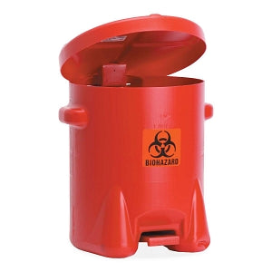 MarketLab Polyethylene Biohazard Cans - Polyethylene Biohazard Can, 14 gal. - 1337