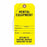 MarketLab Equipment Tag - TAG, RENTAL EQUIPMENT, YELLOW - 13421