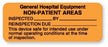 MarketLab Equipment Service and Inspection Labels - LABEL, INSPECTED NON-PT AREA EQUIP, RL/420 - 13425