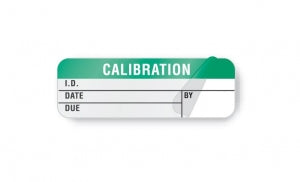 MarketLab Equipment Service and Inspection Label - LABEL, CALIBRATION, SMALL, SELF LAMINATED - 13599