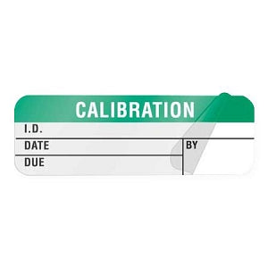 MarketLab Equipment Service and Inspection Label - LABEL, CALIBRATION, SMALL, SELF LAMINATED - 13599