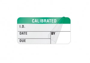 MarketLab Equipment Service and Inspection Label - LABEL, CALIBRATION, LARGE, SELF LAM, RL/500 - 13600