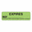 MarketLab Expire Labels - LABEL, STERILIZEDEXPIRATION, MAR-LT. GRN- - 13602-LG