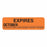 MarketLab Expire Labels - LABEL, STERILIZEDEXPIRATION, OCT-ORANGE-R - 13602-OR