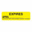 MarketLab Expire Labels - LABEL, STERILIZEDEXPIRATION, APR-YELLOW-R - 13602-YL