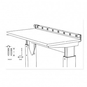 MarketLab Electric Adjustable Work Table - SHORT BRACKET WORK STATION - 13879