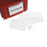 MarketLab Divider Box Label Holders - Label Holder for Divider Storage Box, Holds 8" W x 2" H Labels - 1424