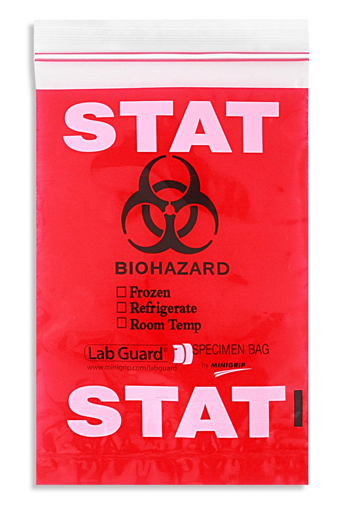 TearZone Bags with Destroyable Biohazard Symbol by MarketLab