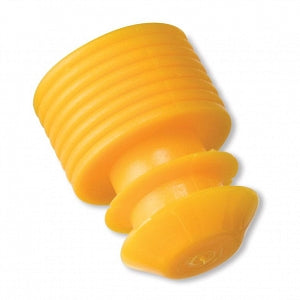 MarketLab Flanged Tube Caps For 12mm Tubes - PLUG CAPS, FLANGE, FOR 12MM TUBES, YELLOW - 1432-YL