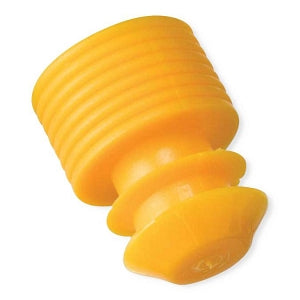 MarketLab Flanged Tube Caps For 12mm Tubes - PLUG CAPS, FLANGE, FOR 12MM TUBES, YELLOW - 1432-YL