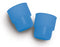 MarketLab Ribbed Tube Cap - PLUG CAPS, RIBBED, FOR 12MM TUBES, BLUE - 1433-BL