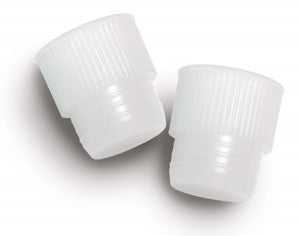 MarketLab Ribbed Tube Cap - PLUG CAPS, RIBBED, FOR 12MM TUBES, NATURAL - 1433-NA