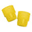 MarketLab Ribbed Tube Cap - PLUG CAPS, RIBBED, FOR 12MM TUBES, YELLOW - 1433-YL