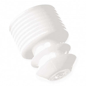 MarketLab Flanged Tube Caps For 16mm Tubes - FLANGE PLUG CAPS, FOR 16MM TUBES, WHITE - 1446-WH