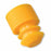 MarketLab Flanged Tube Caps For 16mm Tubes - FLANGE PLUG CAPS, FOR 16MM TUBES, YELLOW - 1446-YL