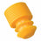 MarketLab Flanged Tube Caps For 16mm Tubes - FLANGE PLUG CAPS, FOR 16MM TUBES, YELLOW - 1446-YL