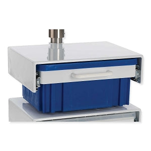 MarketLab Locking Drawer with Key for TransCart - SMALL DELUXE DRAWER, WITH KEYED LOCK, BLU - 14663-BL