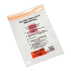 Market Saf-T-Zip Specimen Bags w/Pocket - BAG, SAF-T-ZIP, 6X9", W / POCKT - 15235