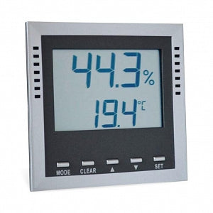 MarketLab High-Resolution Hygrometer / Thermometer - High-Resolution Large Digit Hygrometer / Thermometer, Ranges 0% to 99% RH and -40°C to 70°C - ML15262