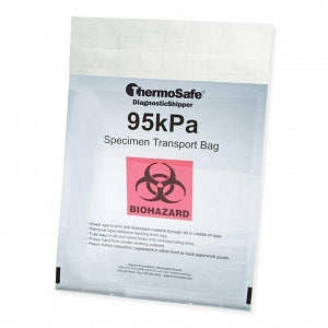 MarketLab Thermosafe Specimen Transport Bag - 97kPa Specimen Transport Bag, 100/Pack - 15357