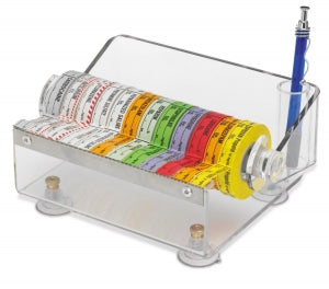 MarketLab Acrylic Medication Label Tape Dispenser - TAPE DISPENSER, MEDICATION LABEL, ACRYLIC - 1547