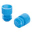 MarketLab Flanged Tube Caps For 13mm Tubes - FLANGE PLUG CAPS, FOR 13MM TUBES, BLUE - 15535-BL