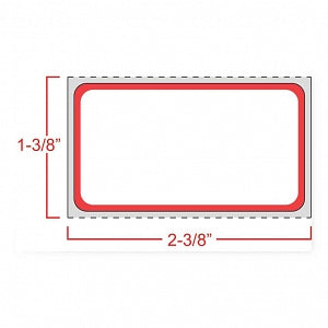 MarketLab Direct Thermal - DIRECT THERMAL, 1" CORE 2.25X1.25, WHITE - 15539