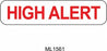 MarketLab High Alert Label - LABEL, HIGH ALERT - 1561