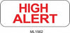 MarketLab High Alert Label - LABEL, HIGH ALERT - 1562