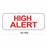 MarketLab High Alert Label - LABEL, HIGH ALERT - 1562