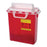 MarketLab BD Sharps Basket - BECTON DICKINSON, SHARPS BASKET, 3GL, RED - 16187