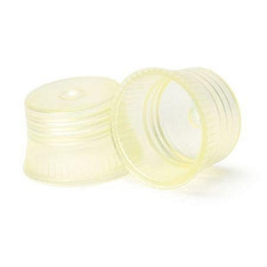 MarketLab Transparent Color Tube Cap - CAPS, TRANSPARENT TUBE, 16MM, YELLOW - 16475-YL