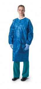 MarketLab Isolation Lab Coat - LAB COAT, VIROGUARD ISOLATION, BLUE, XL - 16483