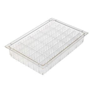 Marketlab Clear Trays - TRAY, CLEAR 4", WITH 4 SD & 6 LD - ML16591