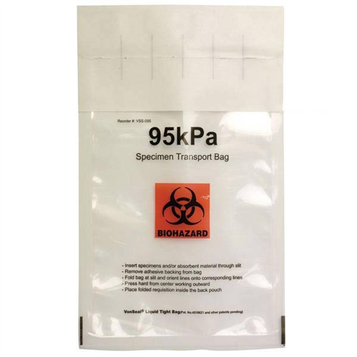 95kPa Bag With Biohazard Symbol By Marketlab — Grayline Medical