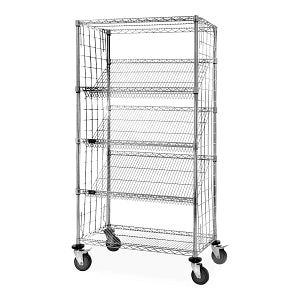 Marketlab Slant Rack Wire Shelving - SLANT RACK, WIRE SHELVING, 48"W X 18"D - ML2053