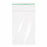 Marketlab GreenLine Biodegradable Zipper Bag with Pack - BAG, BIODEGRADABLE ZIPPER, GREELINE, 2" - 2093