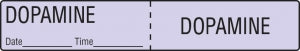 MarketLab IV Tubing Medication Label - LABEL, IV TUBING, DOPAMINE - 2310