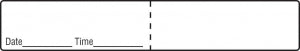 MarketLab IV Tubing Medication Label - LABEL, IV TUBING, "BLANK" - 2330