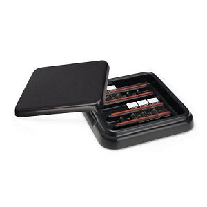 MarketLab Full and Mini Stain Trays - STAIN TRAY, MINI, W/BLACK LID - 2522-BK