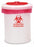 MarketLab Autoclavable Biohazard Container - BIOHAZARD CONTAINER, 5 GALLON - 2560